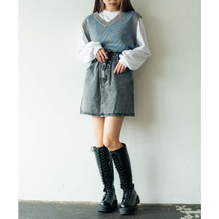 コンパクトニットベスト レディース 春[品番：WG010081481]｜WEGO