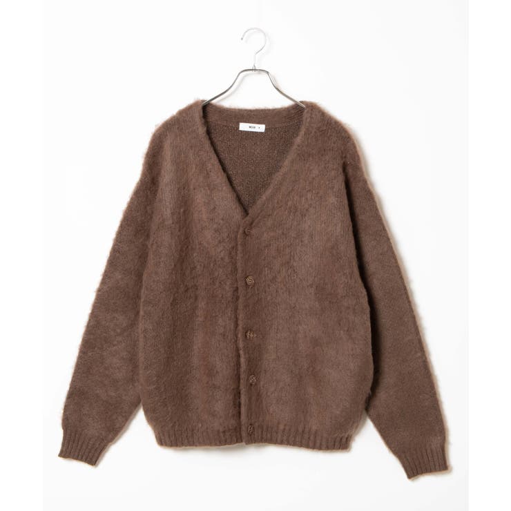 モヘアライク　カーディガン モヘアライクBIGカーディガン レディース メンズ[品番