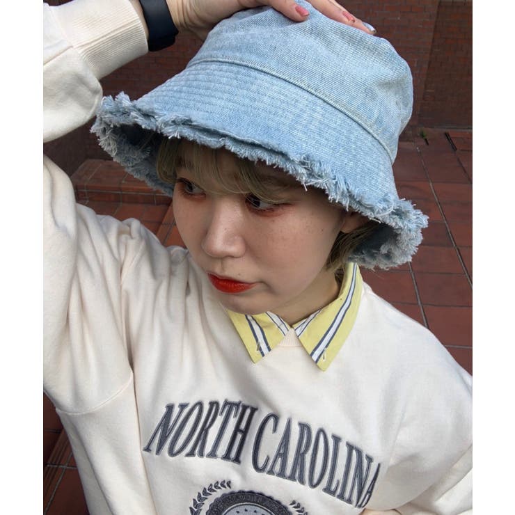 上品 フリンジバケットハット レディース 夏[品番：WG010079707 男性用