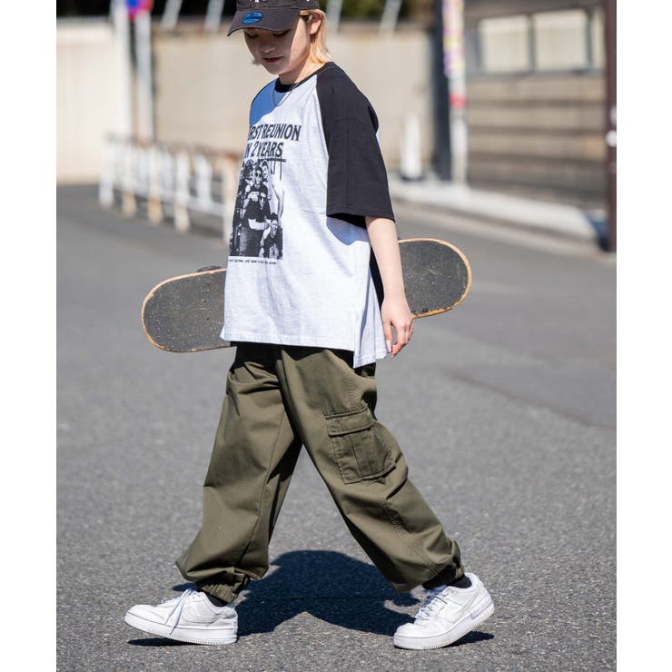 ハイウエストカーゴポケットパンツ レディース 春[品番