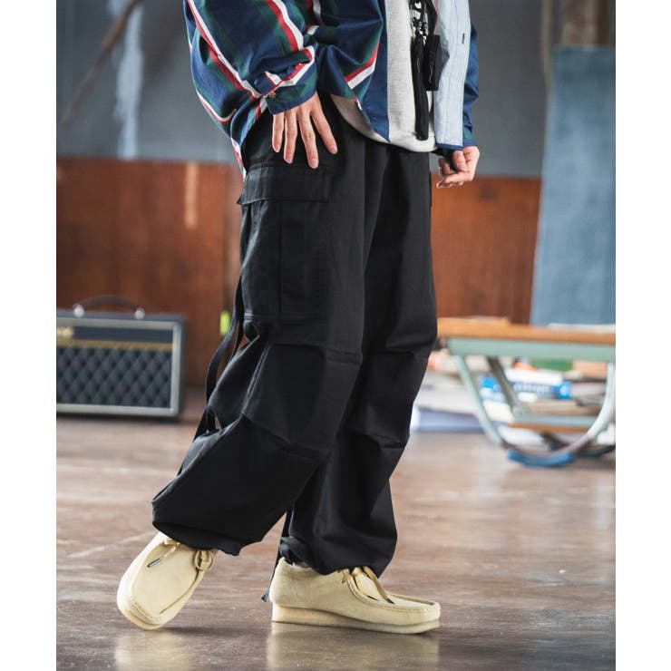 ワイドカーゴパンツ[品番：WG010080302]｜WEGO【MEN】（ウィゴー）のメンズファッション通販｜SHOPLIST（ショップリスト）