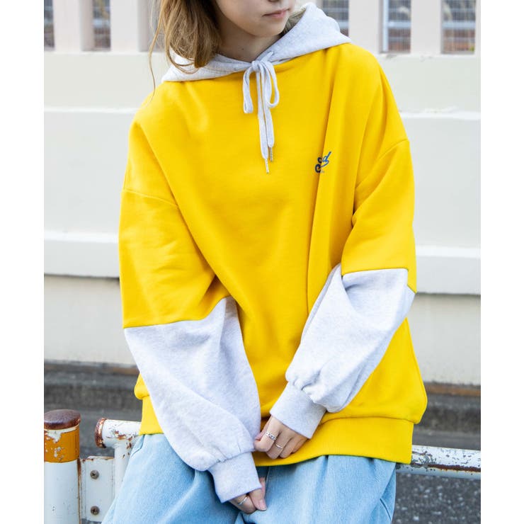 グラフィックロゴTシャツドッキングパーカー 韓国 韓国ファッション | WEGO【WOMEN】 | 詳細画像6 