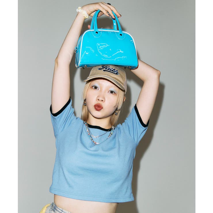 リブショートTシャツ レディース 春 | WEGO【WOMEN】 | 詳細画像5 