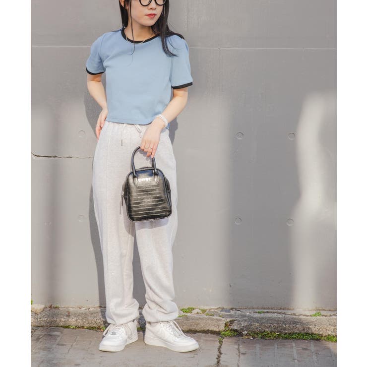 リブショートTシャツ レディース 春 | WEGO【WOMEN】 | 詳細画像10 