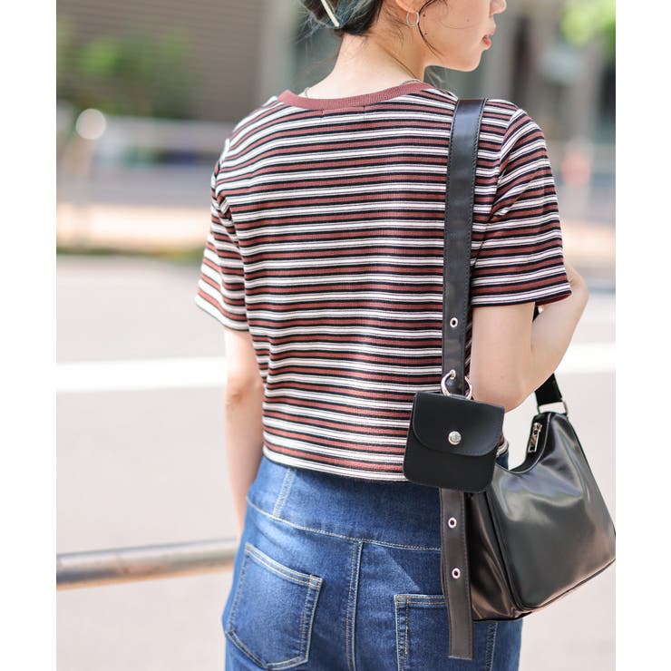 リブショートTシャツ レディース 春 | WEGO【WOMEN】 | 詳細画像12 