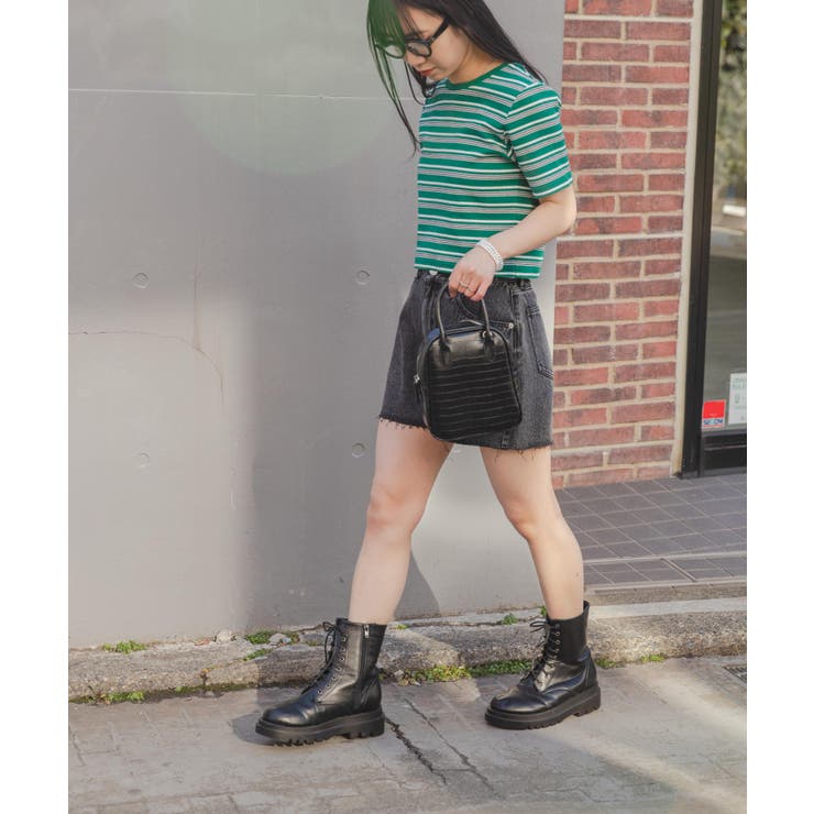 リブショートTシャツ レディース 春 | WEGO【WOMEN】 | 詳細画像23 