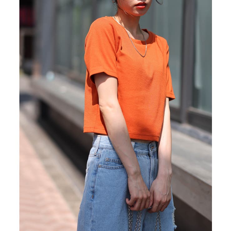 リブショートTシャツ レディース 春 | WEGO【WOMEN】 | 詳細画像29 