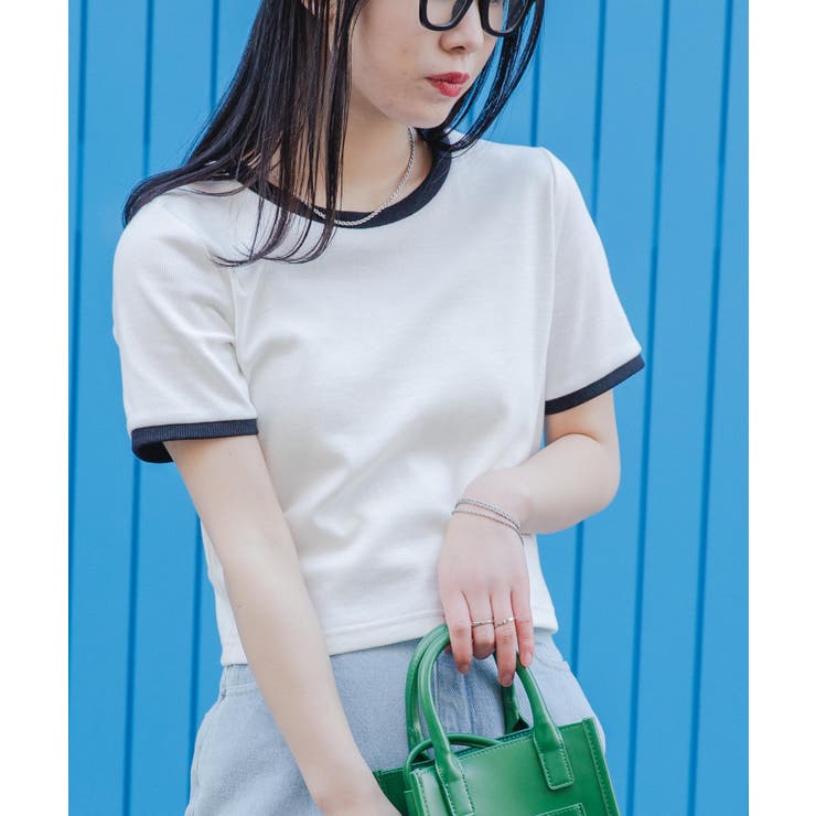 リブショートTシャツ レディース 春 | WEGO【WOMEN】 | 詳細画像37 