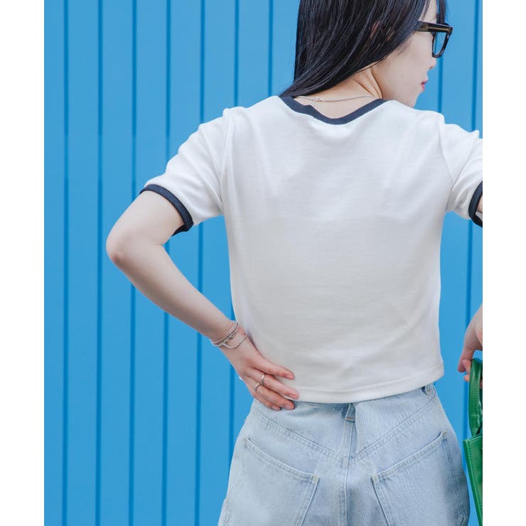 リブショートTシャツ レディース 春 | WEGO【WOMEN】 | 詳細画像38 