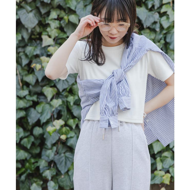 リブショートTシャツ レディース 春 | WEGO【WOMEN】 | 詳細画像41 