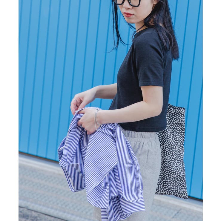 リブショートTシャツ レディース 春 | WEGO【WOMEN】 | 詳細画像45 