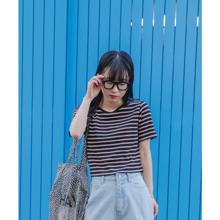 リブショートTシャツ レディース 春 | WEGO【WOMEN】 | 詳細画像50 