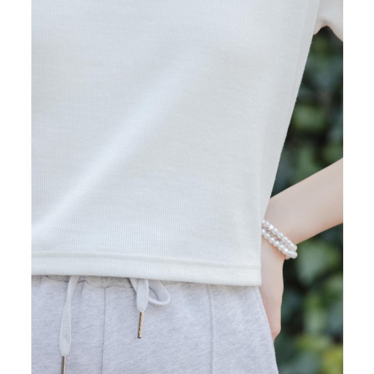 リブショートTシャツ レディース 春 | WEGO【WOMEN】 | 詳細画像55 