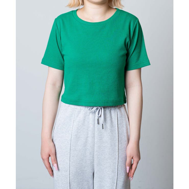リブショートTシャツ レディース 春 | WEGO【WOMEN】 | 詳細画像57 