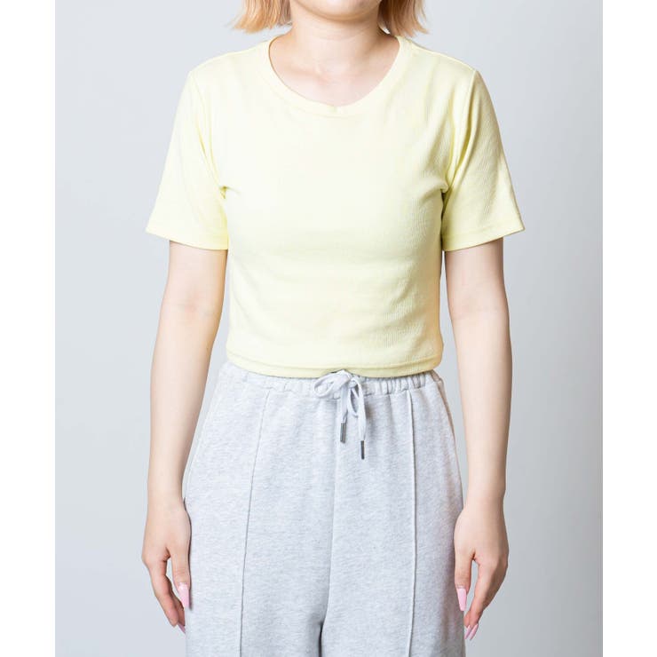 リブショートTシャツ レディース 春 | WEGO【WOMEN】 | 詳細画像59 