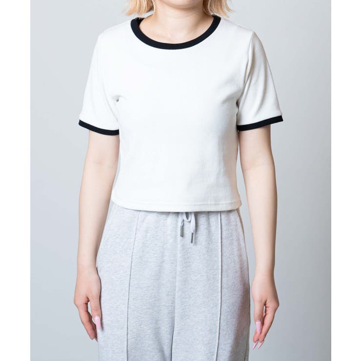 リブショートTシャツ レディース 春 | WEGO【WOMEN】 | 詳細画像61 