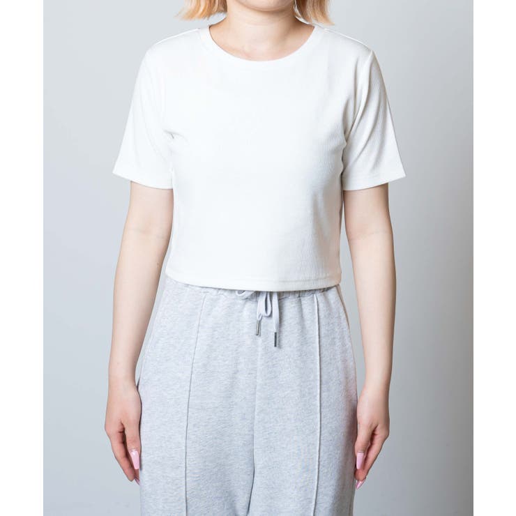 リブショートTシャツ レディース 春 | WEGO【WOMEN】 | 詳細画像62 