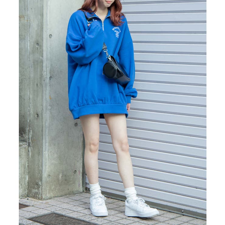 オーバーサイズハーフジップスウェット | WEGO【WOMEN】 | 詳細画像14 