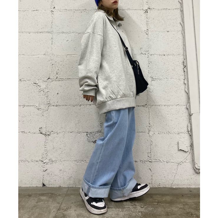 オーバーサイズハーフジップスウェット | WEGO【WOMEN】 | 詳細画像18 