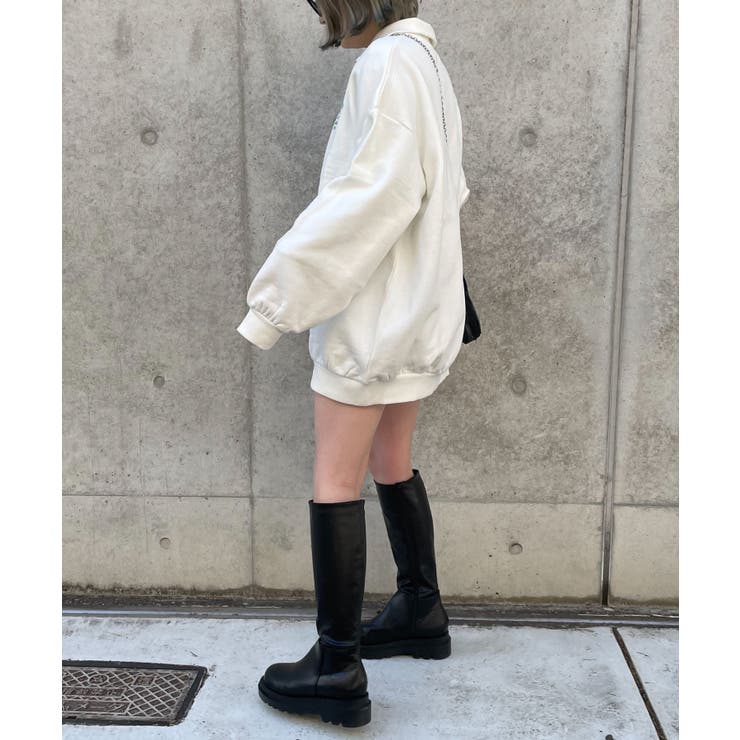 オーバーサイズハーフジップスウェット | WEGO【WOMEN】 | 詳細画像22 