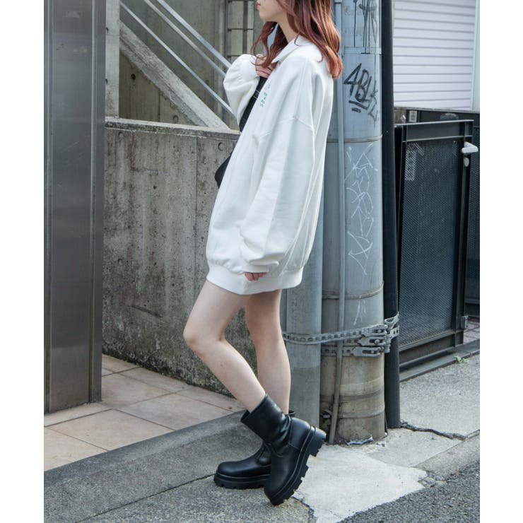 オーバーサイズハーフジップスウェット | WEGO【WOMEN】 | 詳細画像29 