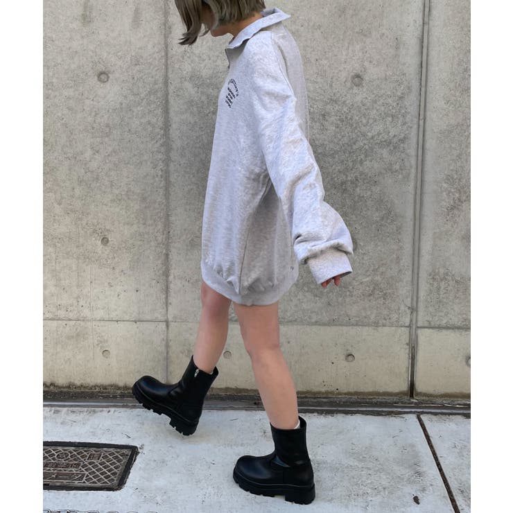 オーバーサイズハーフジップスウェット | WEGO【WOMEN】 | 詳細画像34 