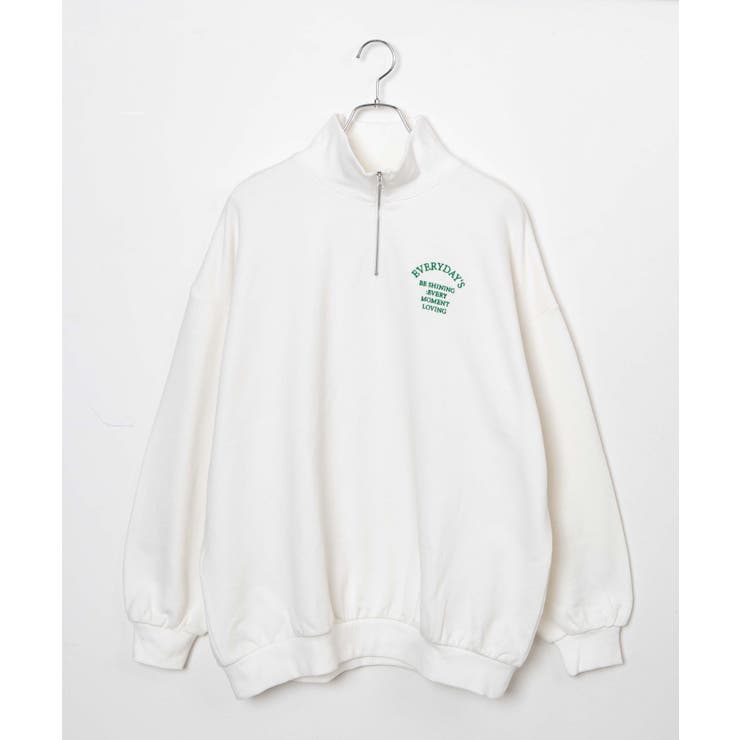 オーバーサイズハーフジップスウェット | WEGO【WOMEN】 | 詳細画像45 