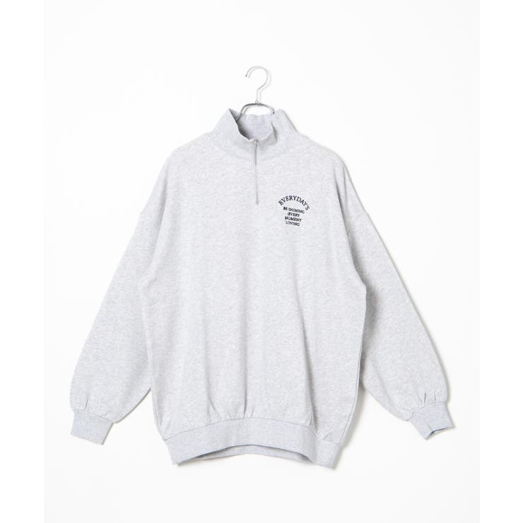 オーバーサイズハーフジップスウェット | WEGO【WOMEN】 | 詳細画像46 