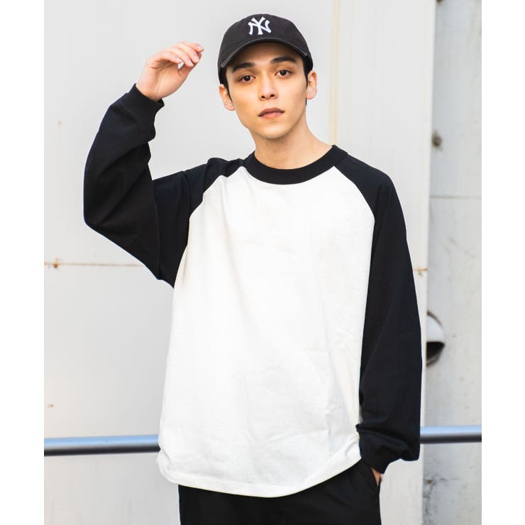 ラグランBIGロンTシャツ 韓国 韓国ファッション ストリート系