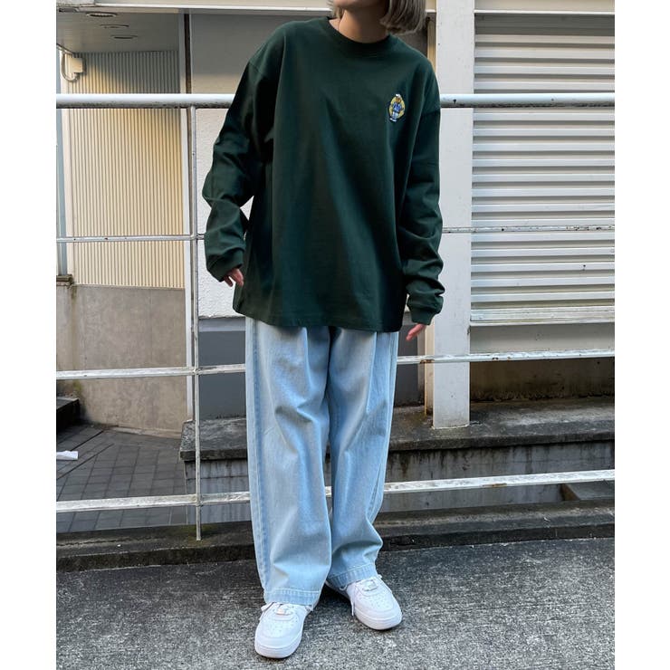 ワンポイントベア刺繍ロンTシャツ 韓国 韓国ファッション  ストリート系[品番：WG010083842]｜WEGO【MEN】（ウィゴー）のメンズファッション通販｜SHOPLIST（ショップリスト）