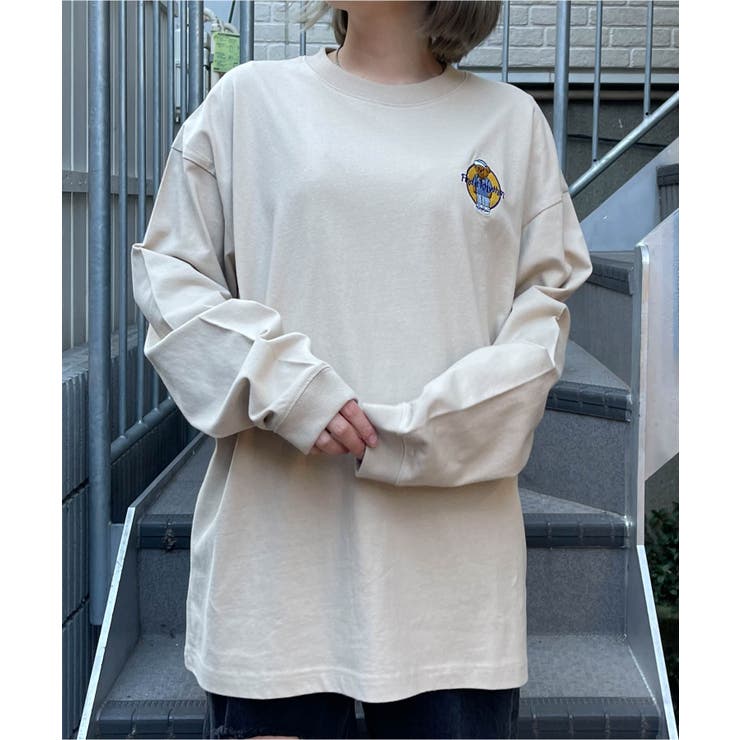 ワンポイントベア刺繍ロンTシャツ 韓国 韓国ファッション  ストリート系[品番：WG010083842]｜WEGO【MEN】（ウィゴー）のメンズファッション通販｜SHOPLIST（ショップリスト）