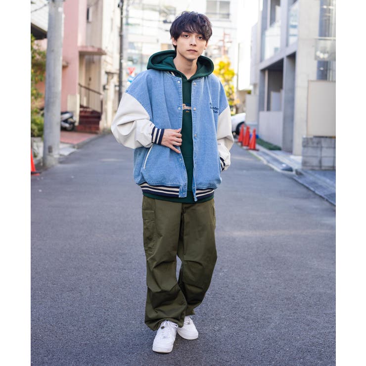 ワンポイント刺繍スタジャン ユニセックス  レディース[品番：WG010083363]｜WEGO【MEN】（ウィゴー）のメンズファッション通販｜SHOPLIST（ショップリスト）