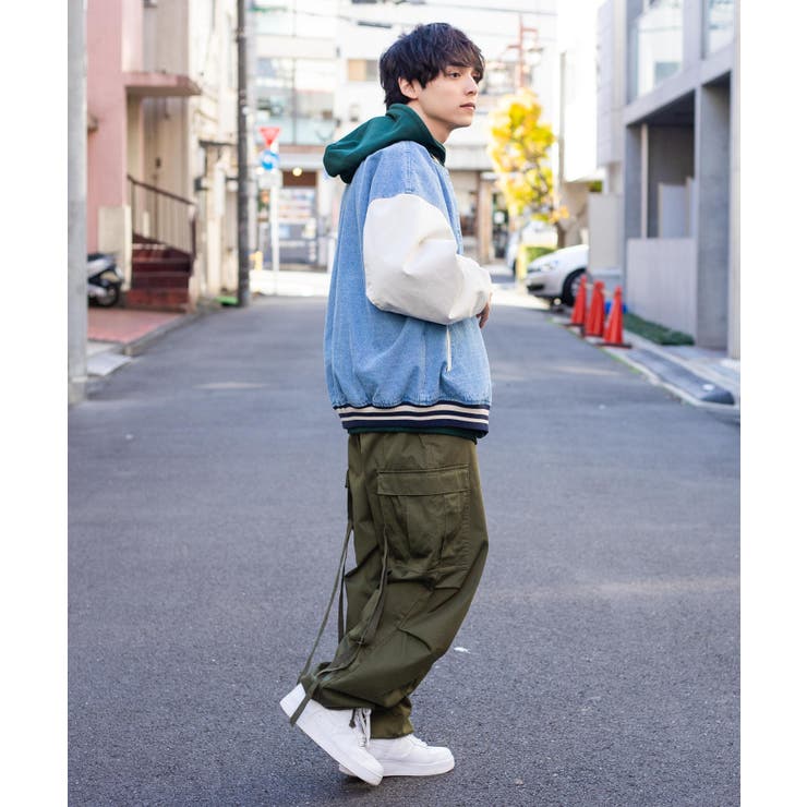 ワンポイント刺繍スタジャン ユニセックス レディース | WEGO【MEN】 | 詳細画像14 