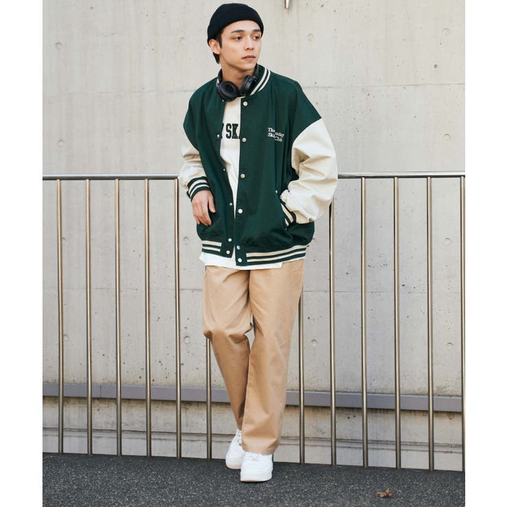 ワンポイント刺繍スタジャン ユニセックス  レディース[品番：WG010083363]｜WEGO【MEN】（ウィゴー）のメンズファッション通販｜SHOPLIST（ショップリスト）
