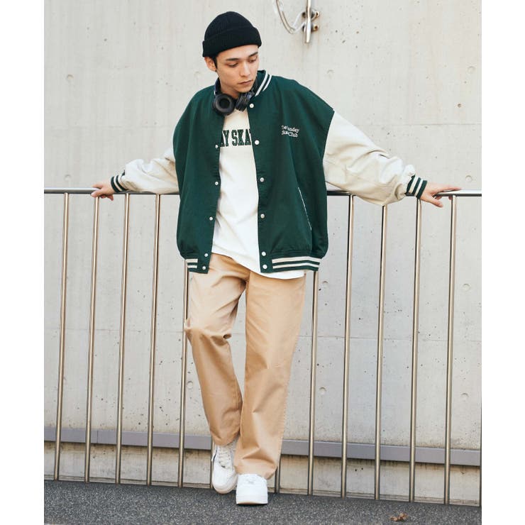 ワンポイント刺繍スタジャン ユニセックス レディース | WEGO【MEN】 | 詳細画像20 