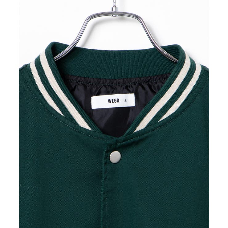 ワンポイント刺繍スタジャン ユニセックス レディース | WEGO【MEN】 | 詳細画像27 