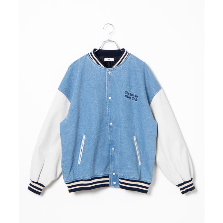 ワンポイント刺繍スタジャン ユニセックス レディース | WEGO【MEN】 | 詳細画像33 