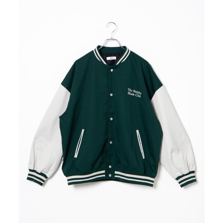 ワンポイント刺繍スタジャン ユニセックス レディース | WEGO【MEN】 | 詳細画像34 