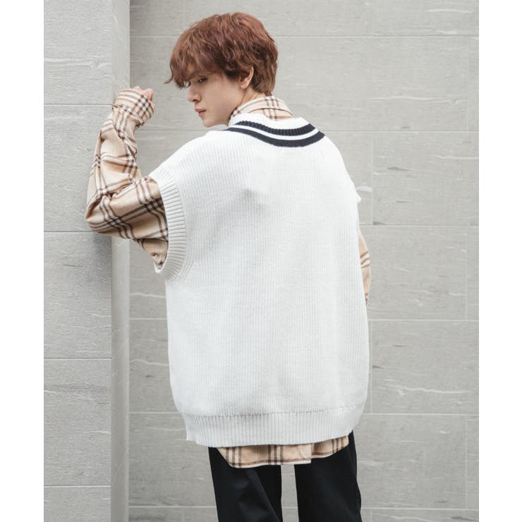 チルデンニットベスト[品番：WG010083872]｜WEGO【MEN】（ウィゴー）の