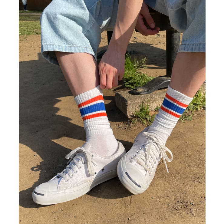 レギュラーラインソックス 韓国 韓国ファッション | WEGO【MEN】 | 詳細画像1 