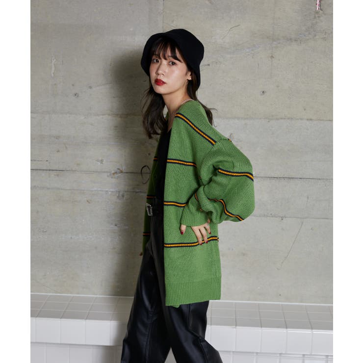 ジャガードニットカーデ レディース 秋[品番：WG010084976]｜WEGO