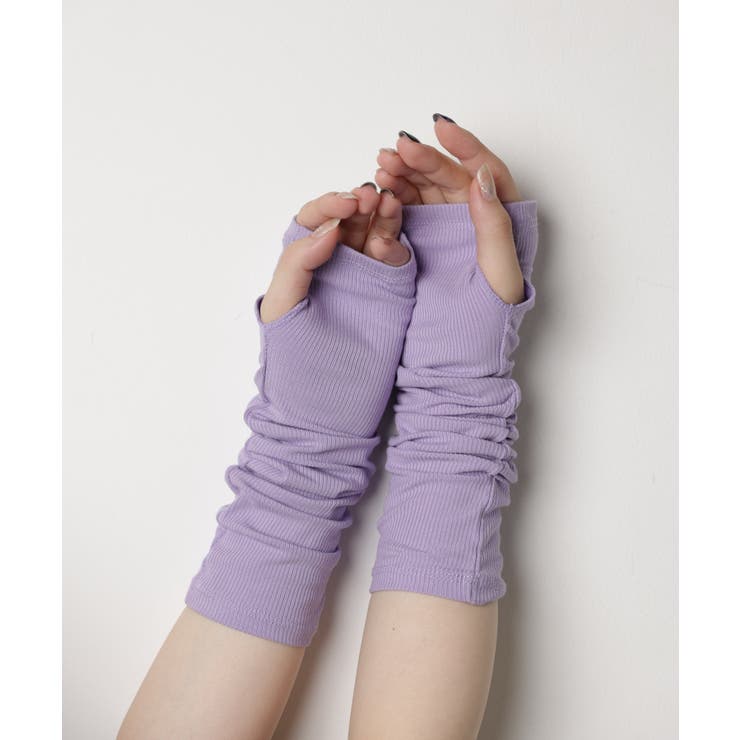 Knit Fingerless Gloves Knit Arm Warmers Trf リブアームカバー