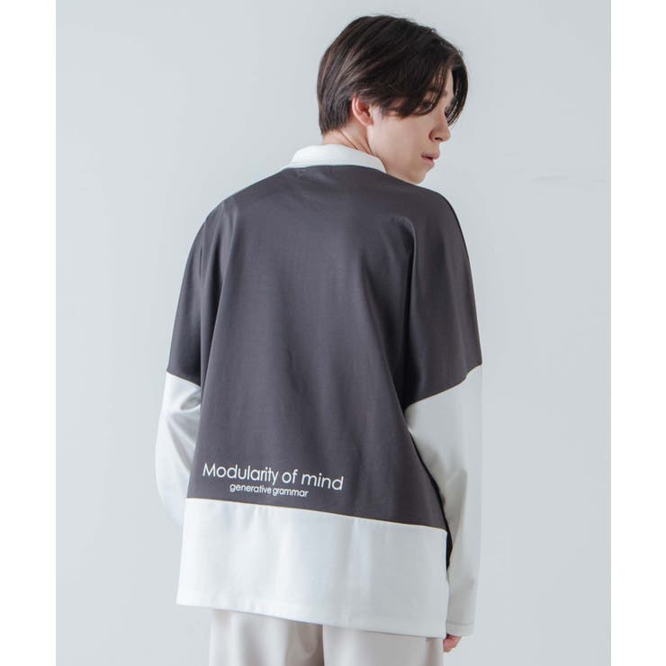 ミリタリーカラーブロックプルオーバー カラーブロックハーフZIPプルオーバー 秋 冬[品番：WG010085482]｜WEGO