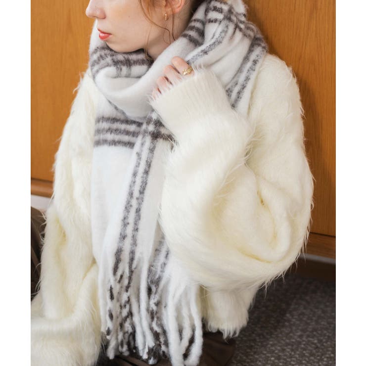 ワイドフリンジストール マフラー  ストール[品番：WG010085486]｜WEGO【WOMEN】（ウィゴー）のレディースファッション通販｜SHOPLIST（ショップリスト）