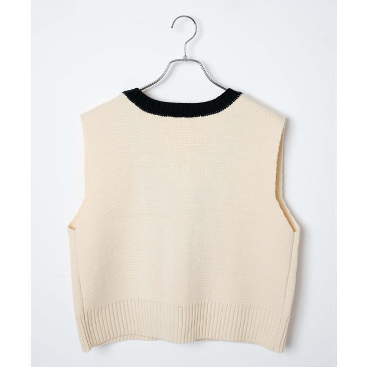 フロントボタンニットベスト 秋 冬[品番：WG010085692]｜WEGO【WOMEN