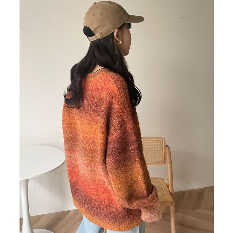 グラデーションビッグニット 秋  冬[品番：WG010085701]｜WEGO【WOMEN】（ウィゴー）のレディースファッション通販｜SHOPLIST（ショップリスト）