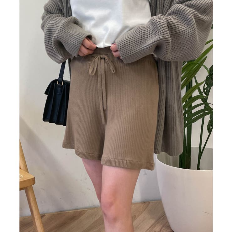 リブニットショートパンツ 秋 冬 [品番：WG010085859]｜WEGO【WOMEN】（ウィゴー）のレディースファッション通販｜SHOPLIST（ショップリスト）