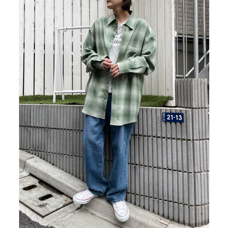 TRオンブレチェックシャツ 秋 冬[品番：WG010085992]｜WEGO【MEN