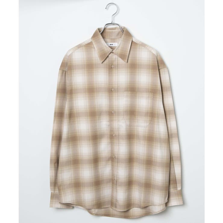 TRオンブレチェックシャツ 秋 冬[品番：WG010085992]｜WEGO【MEN
