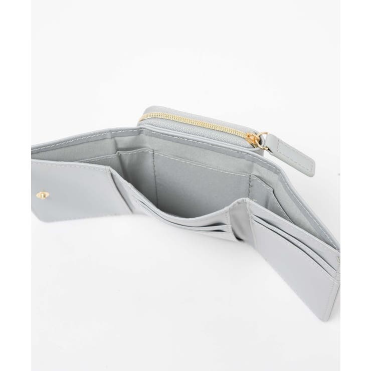 10ポケット三つ折りウォレット 財布 コインケース[品番：WG010085993